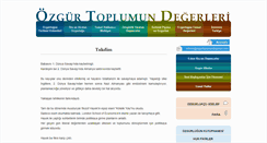 Desktop Screenshot of ozgurtoplumundegerleri.com
